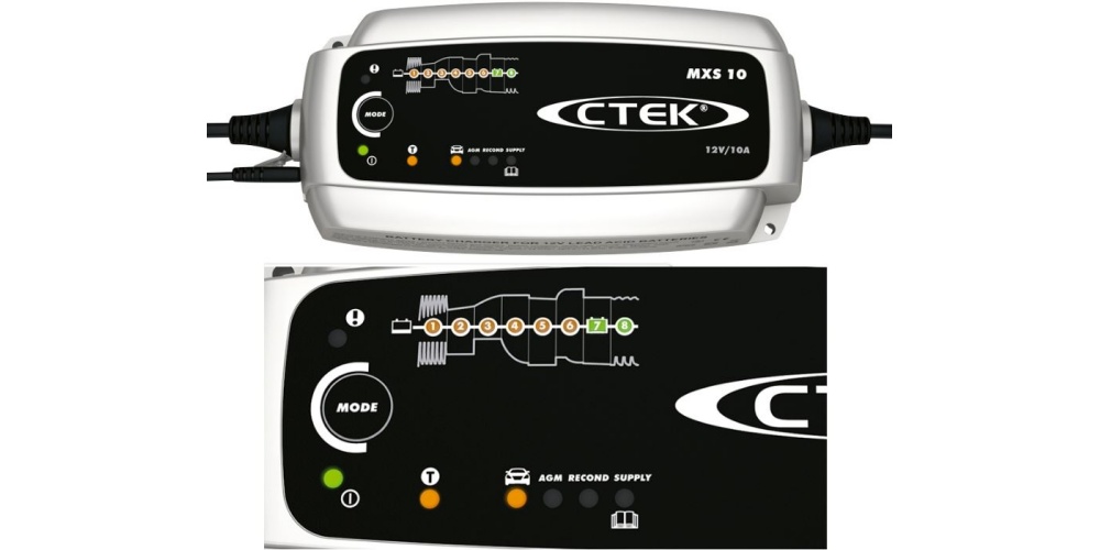 CTEK™ Batterieladegerät MXS 10 EC 8-stufig, Ladestrom max. 10 A